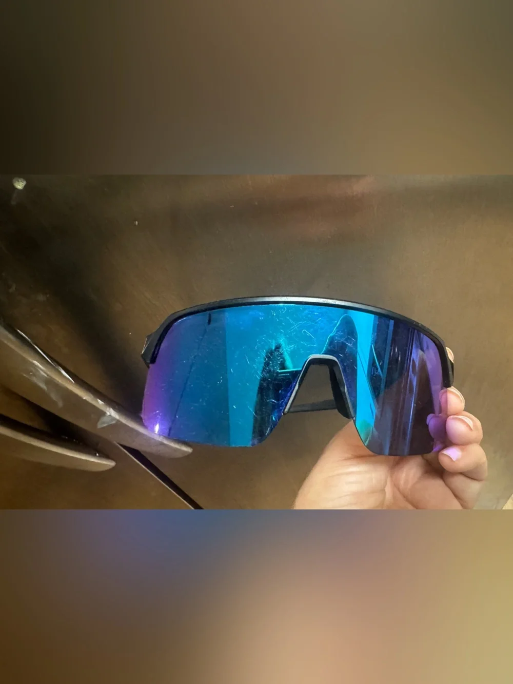 Oakley Sunglasses Sutro prism lenses  style Black Frame (see pics some scratches